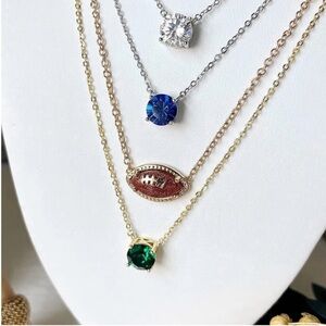 Park Lane 🏈 TOUCHDOWN 🏈 Football Necklace KENDRA SCOTT Inspired 🏈 Super Bowl 🏈